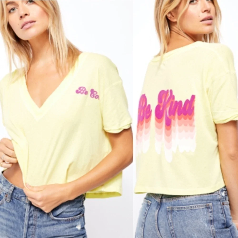 Free People Heart Of Gold T-shirt SzS